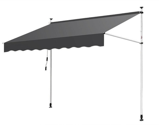 QF-CW01KD 250 * 120CM Ventana manual de balcón Awning Awnings extensibles