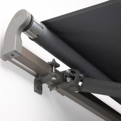 300 * 200CM Arma articulada Toldo solar retráctil con manivela manual y ajuste de ángulo