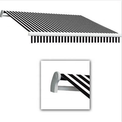 300 * 200CM Arma articulada Toldo solar retráctil con manivela manual y ajuste de ángulo