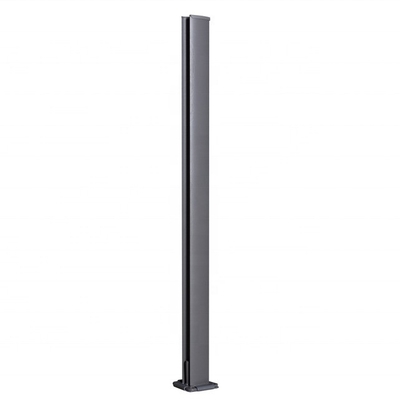 Material de vela de poliéster para el exterior Sombra lateral Cerca de privacidad con toldo lateral retráctil