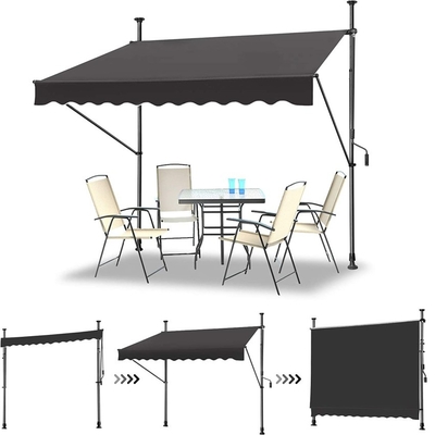 Aleros de altura ajustable QF-CW para protección solar de 150/250/300 cm de ancho 300*120 cm