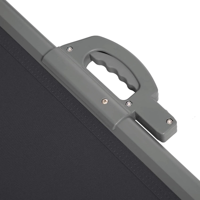 Material de vela de poliéster para el exterior Sombra lateral Cerca de privacidad con toldo lateral retráctil