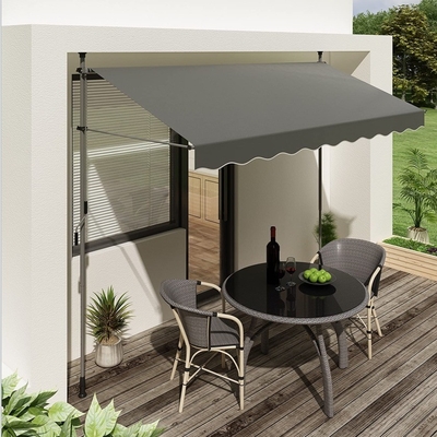 Aleros de altura ajustable QF-CW para protección solar de 150/250/300 cm de ancho 300*120 cm
