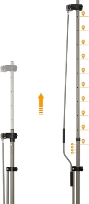 Aleros de altura ajustable QF-CW para protección solar de 150/250/300 cm de ancho 300*120 cm