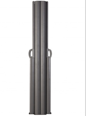 160 * 600cm doble retráctil pantalla de viento vertical divisor de privacidad con marco de aluminio