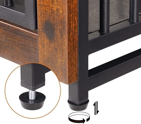 Caja de perro de madera ecológica de puertas dobles Una elección funcional y ecológica