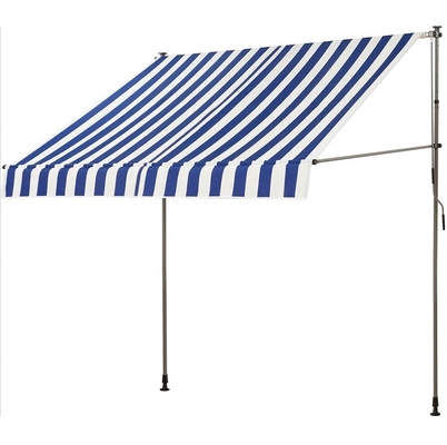 Tejido de poliéster para balcones con techo gris y tratamiento anti-UV