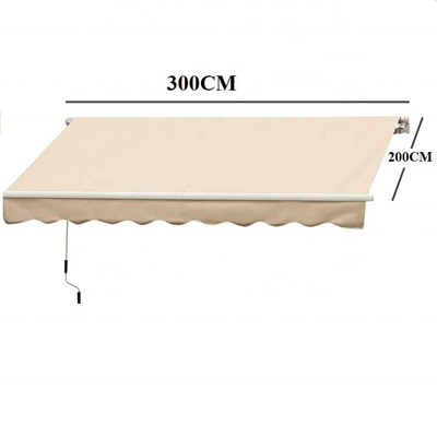 Cuadro de aleación de aluminio para sombrillas exteriores con material de vela de poliéster