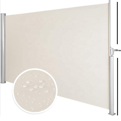 Patio Awnings Protección de privacidad pantalla de sombra Panel de terraza retráctil lateral Auvent lateral escamotable