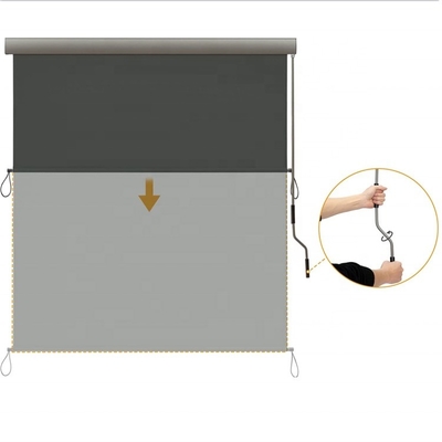 Protección contra el sol y las ventanas del balcón con tolvas verticales de 160*250 cm