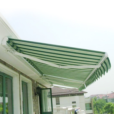 Material de vela Toldo retráctil de poliéster para patio balcón cubierta UV resistente al agua