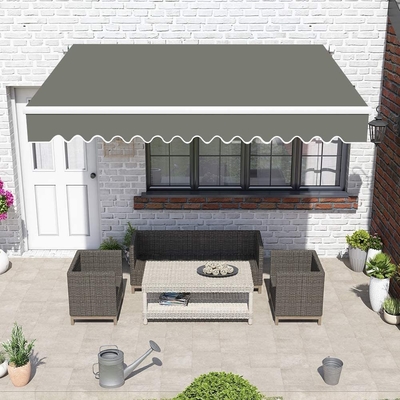 Multiflexible y duradero 250 * 200CM Extensible manual Retráctil Toldo QF-01KD
