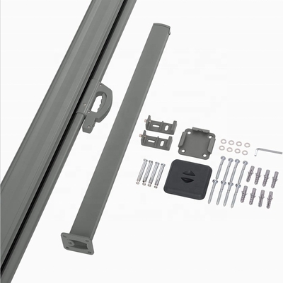 Techo lateral de aluminio extensible para patio para jardín Divididor de privacidad 300cm de longitud