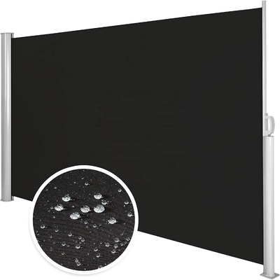 Techo lateral de aluminio extensible para patio para jardín Divididor de privacidad 300cm de longitud