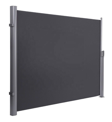Sombra retráctil de toldo lateral de 180x300 cm para patio terraza de jardín a prueba de sol y a prueba de agua