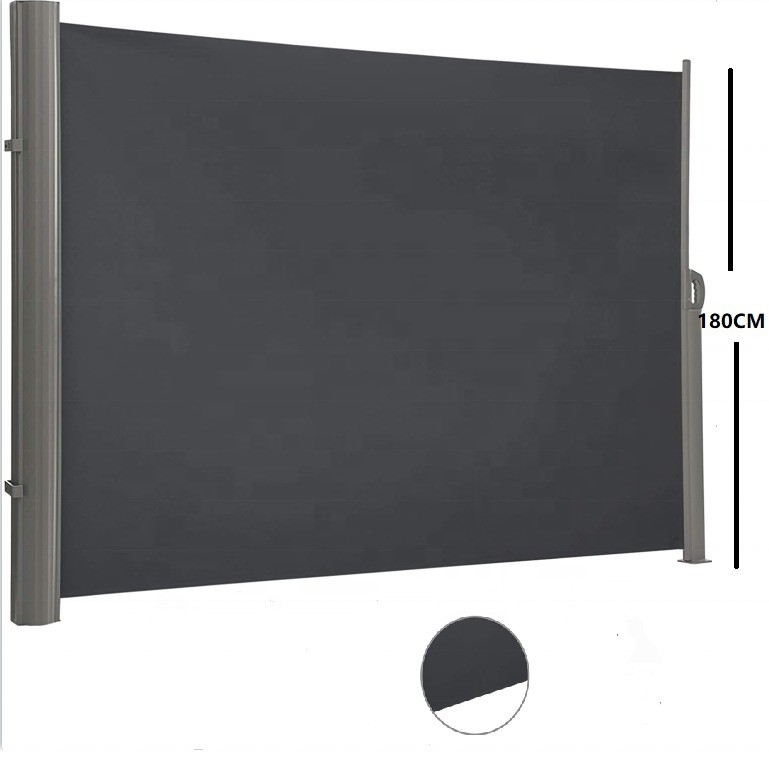 Granero de aluminio gris de 200*300 cm retráctil para jardín exterior y patio