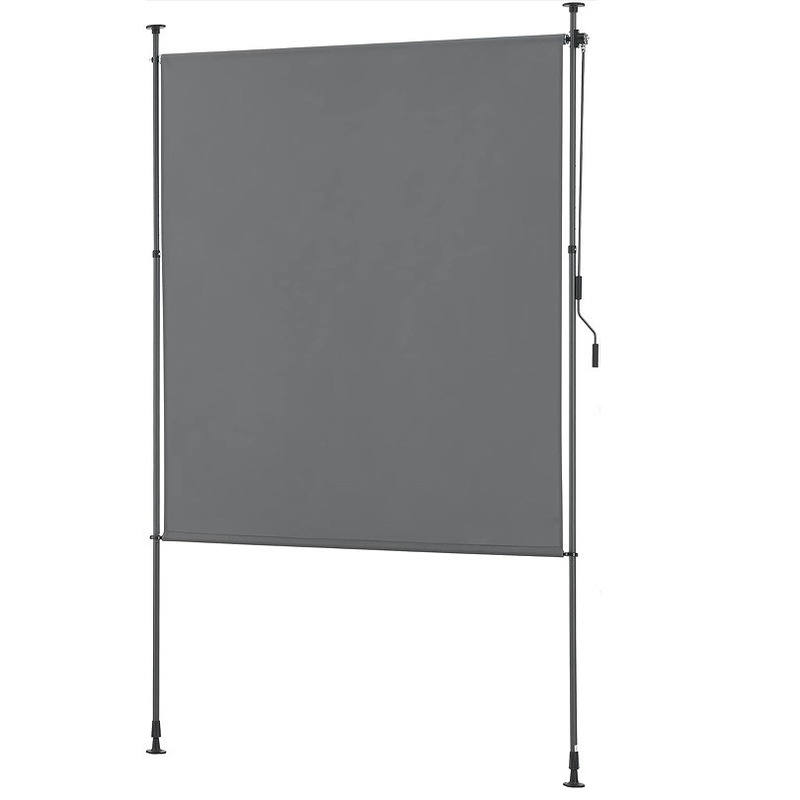 Pantalla de privacidad de exterior Toldo vertical No se requiere perforación 100 * 270 con recubrimiento en polvo