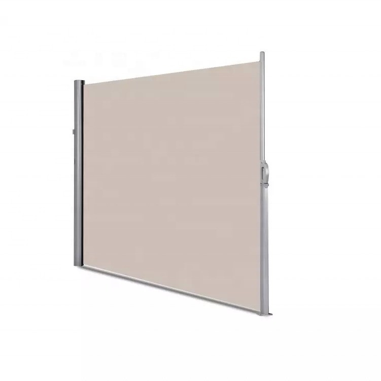 Material de vela de poliéster para el exterior Retractable Windscreen plegable para terraza patio de jardín